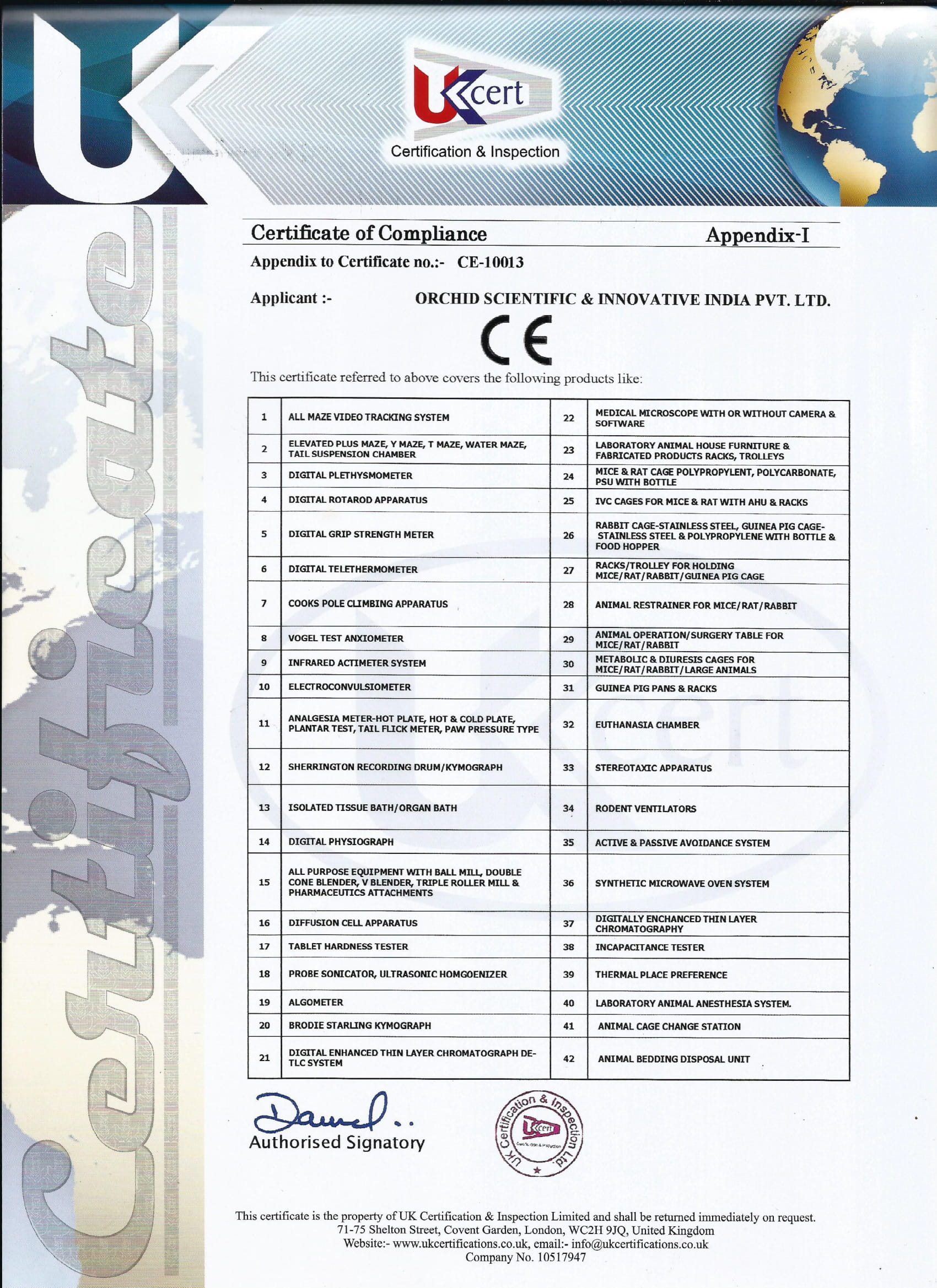 certificate-CE1