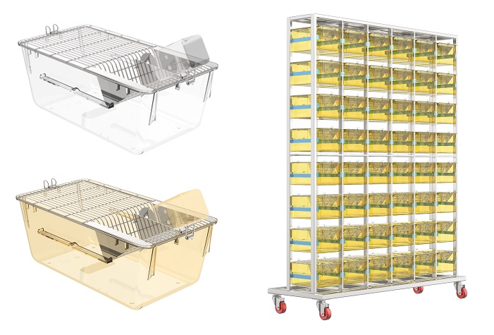POLYSULFONE MICE, RAT CAGES & TROLLEYS – EURO SERIES